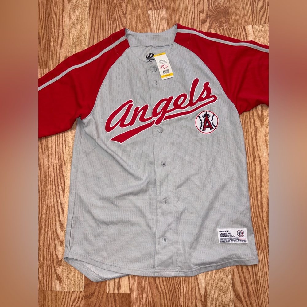 MLB Anaheim Angels Dynasty Series Baseball Jersey - NWT